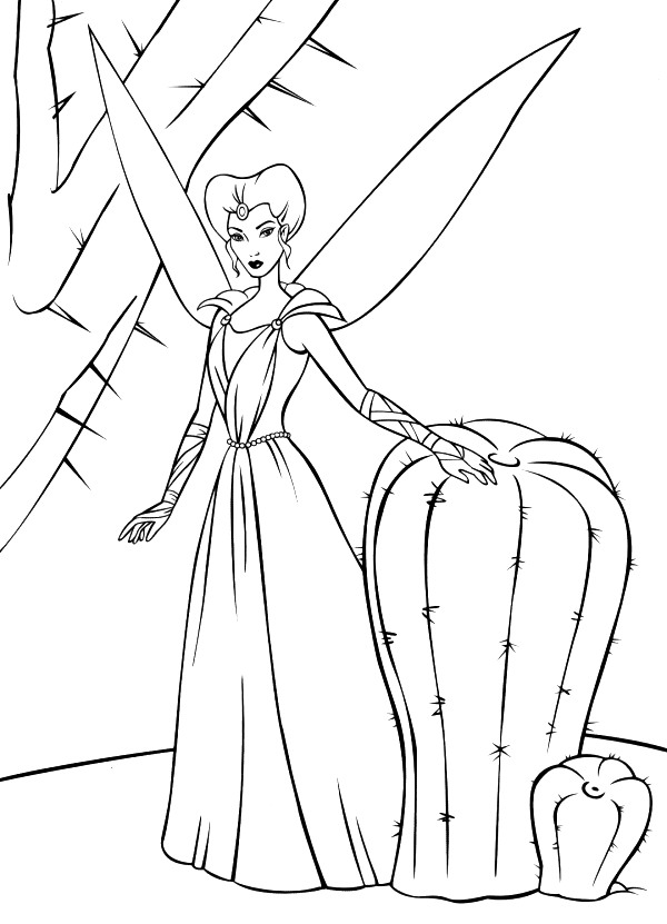 Kidsnfun.com  21 coloring pages of Barbie FairyTopia
